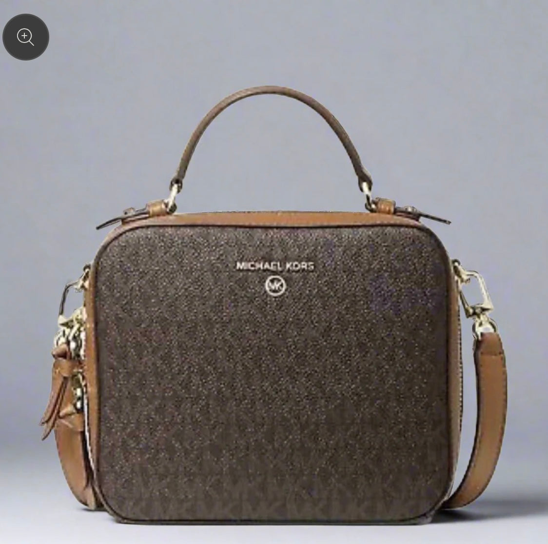 MICHAEL KORS CHARM JET SET LOGO CROSSBODY BAG ( FROM BOUTIQUE STORE )