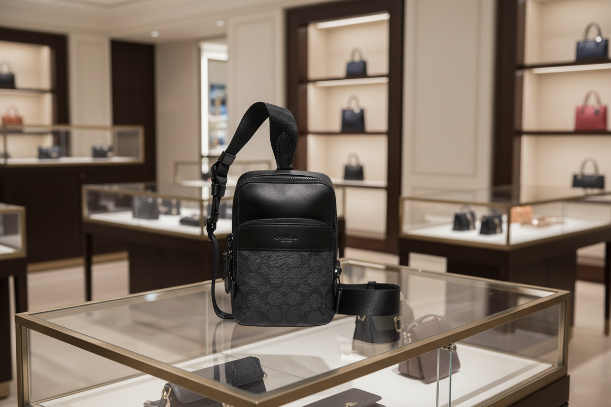 تخفيضات‼️ حقيبة ظهر/حقيبة كتف من كوتش جوثام، 13 مجسمًا صغيرًا للرجال، بدون بطاقة تعريف - (منتج تجزئة)