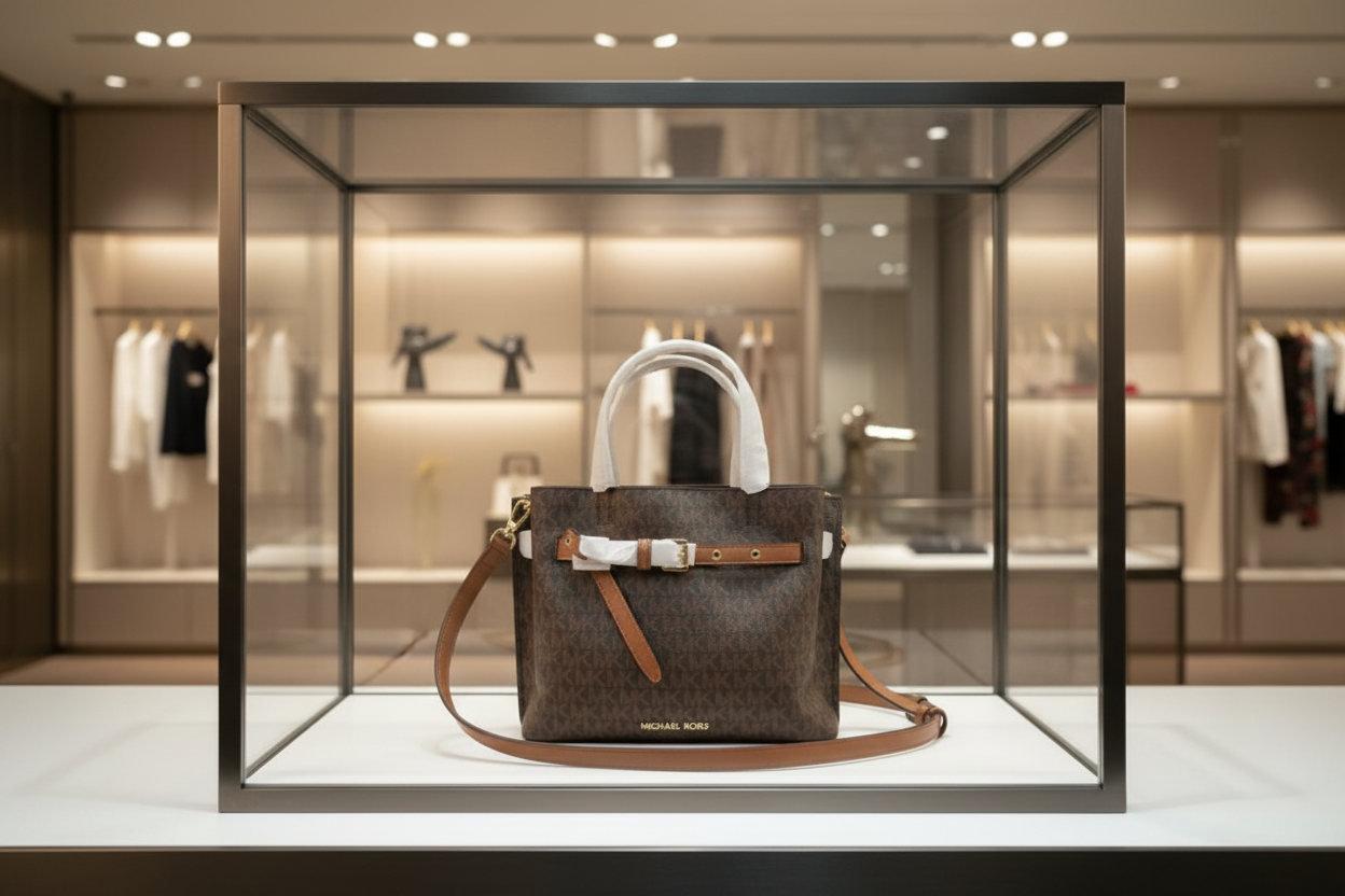 MICHAEL KORS EMILIA SMALL LOGO SATCHEL