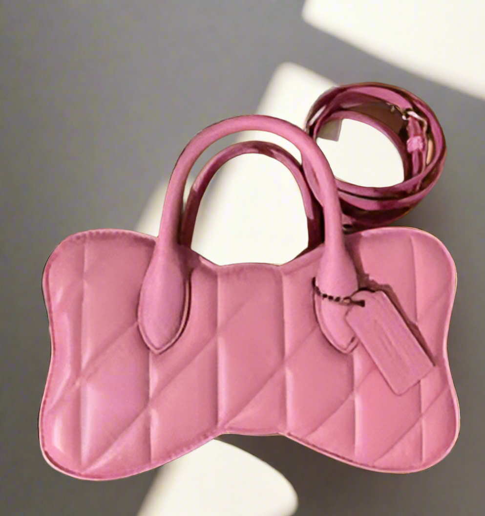 COACH BOW SATCHEL WITH QUILTING