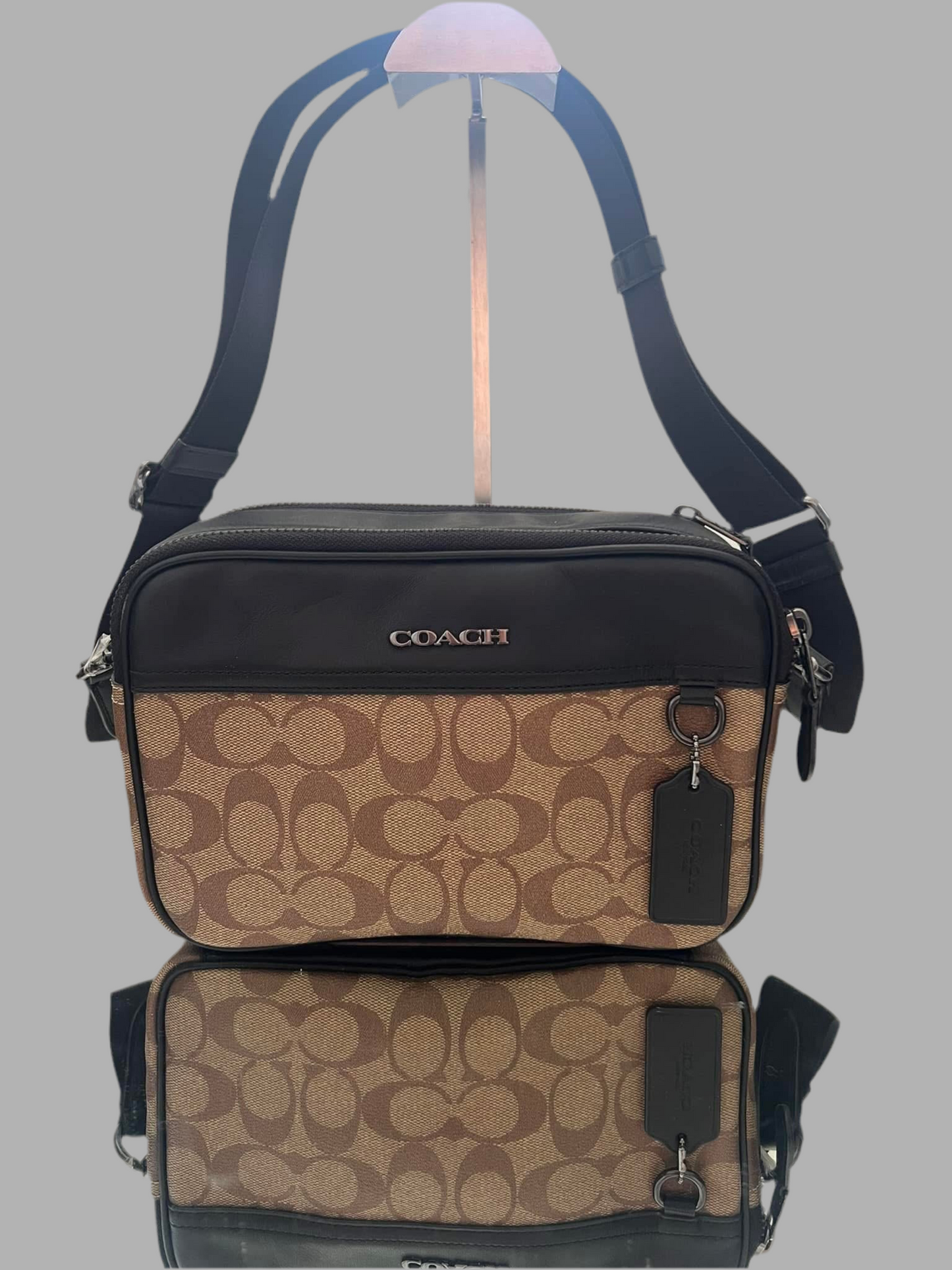 COACH GRAHAM CROSSBODY SIGNATURE COATED CANVAS
