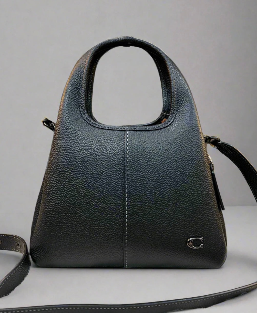 COACH LANA 23 LOGO PLAQUE - BLACK