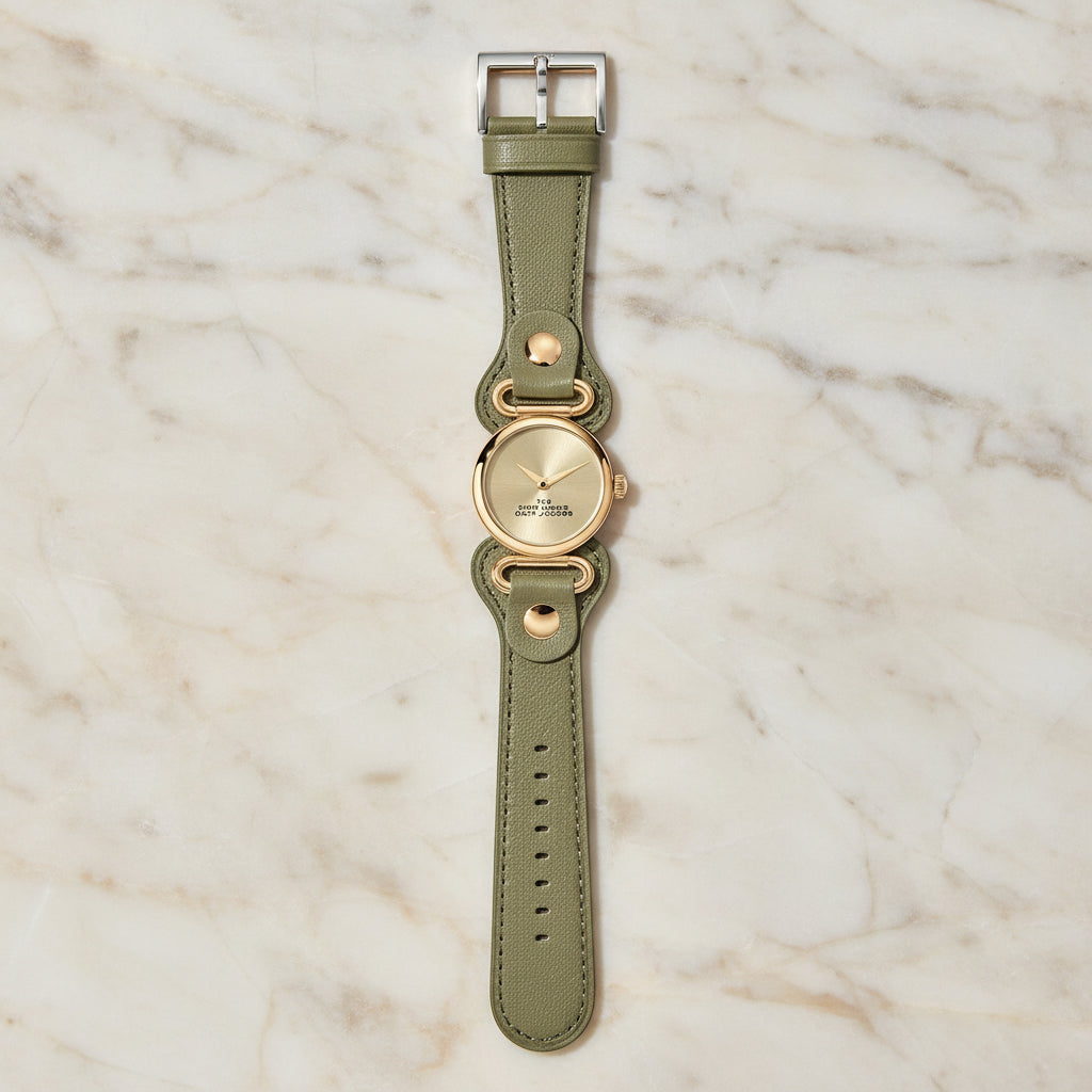 MARC JACOBS CUFF LEATHER WATCH