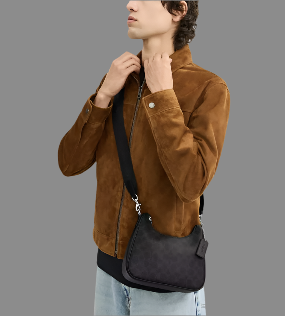 COACH NOLAN SHOULDER BAG/CROSSBODY- SIGNATURE COATED CANVAS