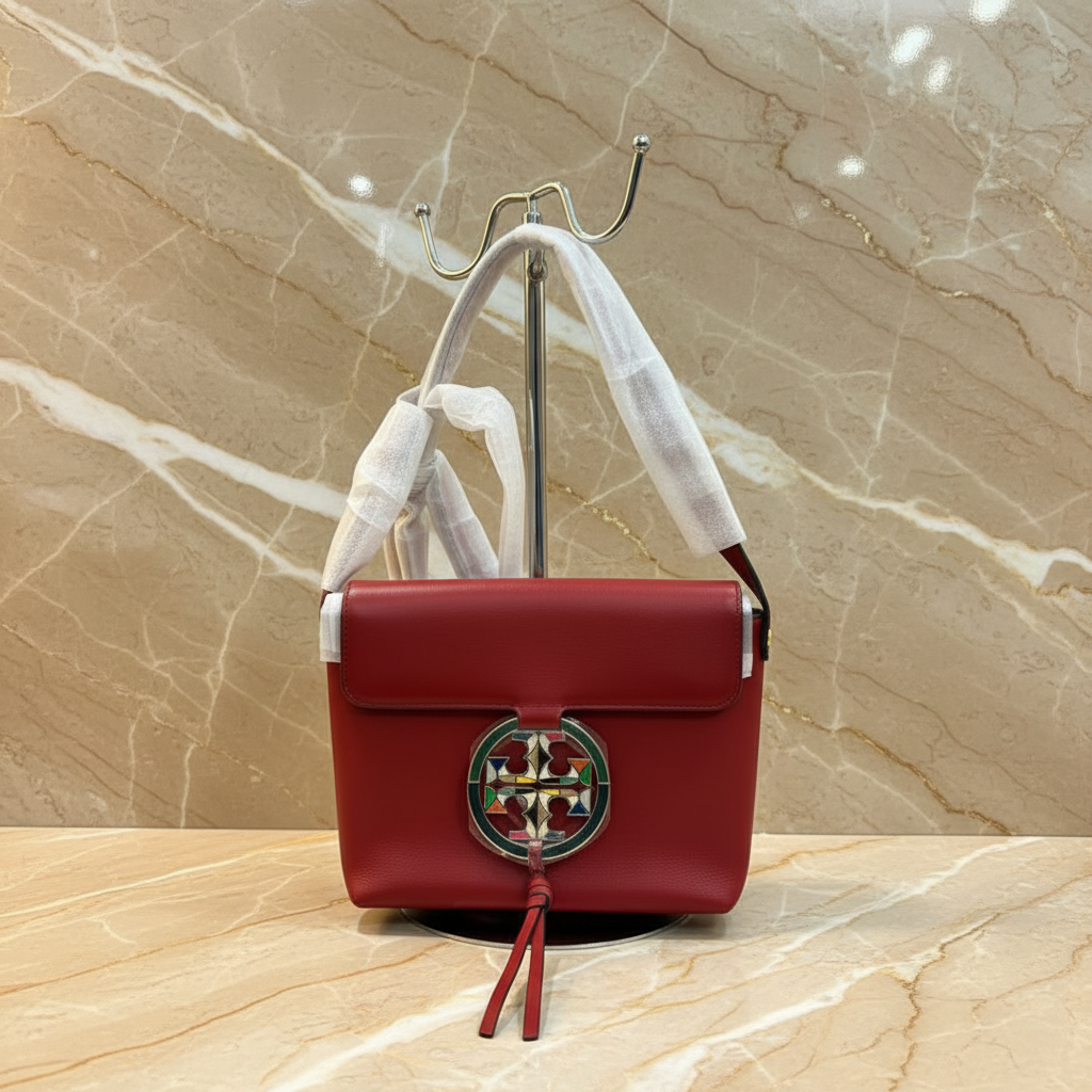TORY BURCH MILLER STAINED GLASS LEATHER CROSSBODY