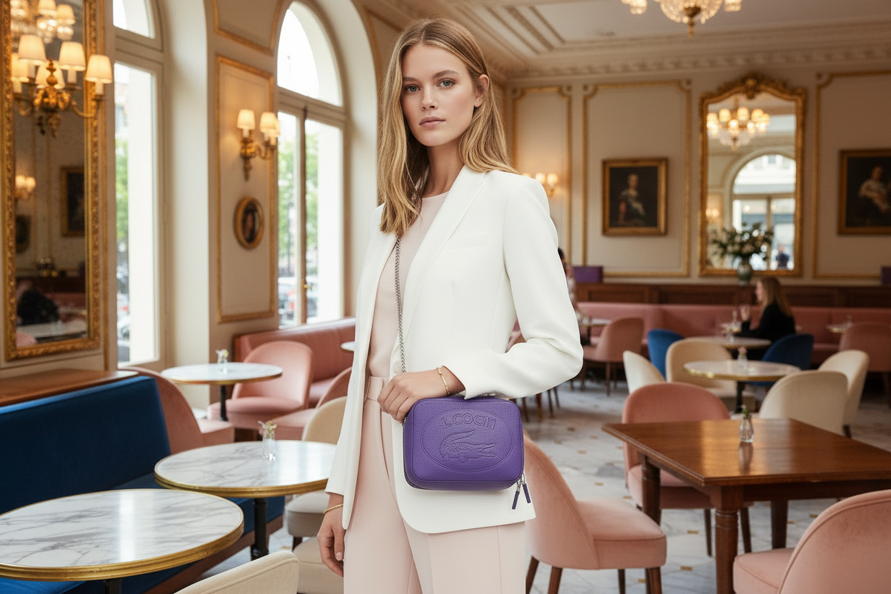 حزام لاكوست كرو تشين قابل للتحويل