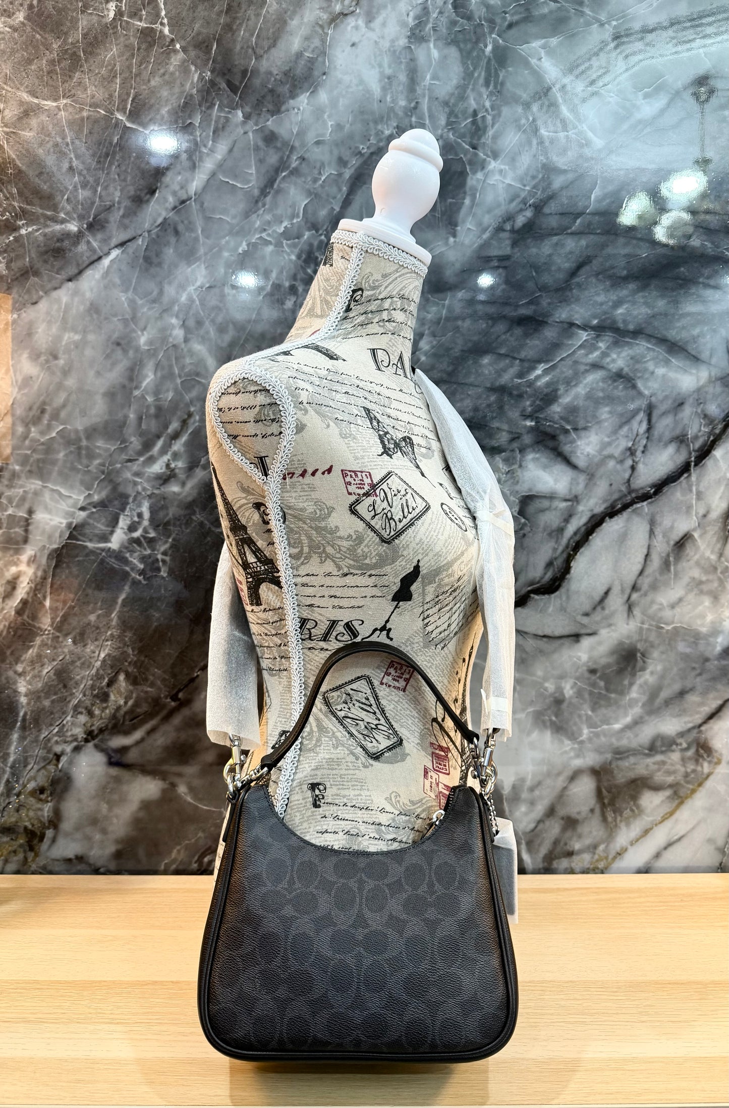 COACH NOLAN SHOULDER BAG/CROSSBODY- SIGNATURE COATED CANVAS