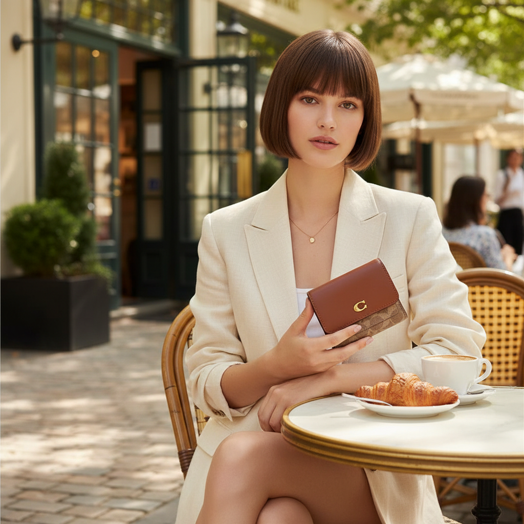COACH MILA SMALL TRIFOLD WALLET