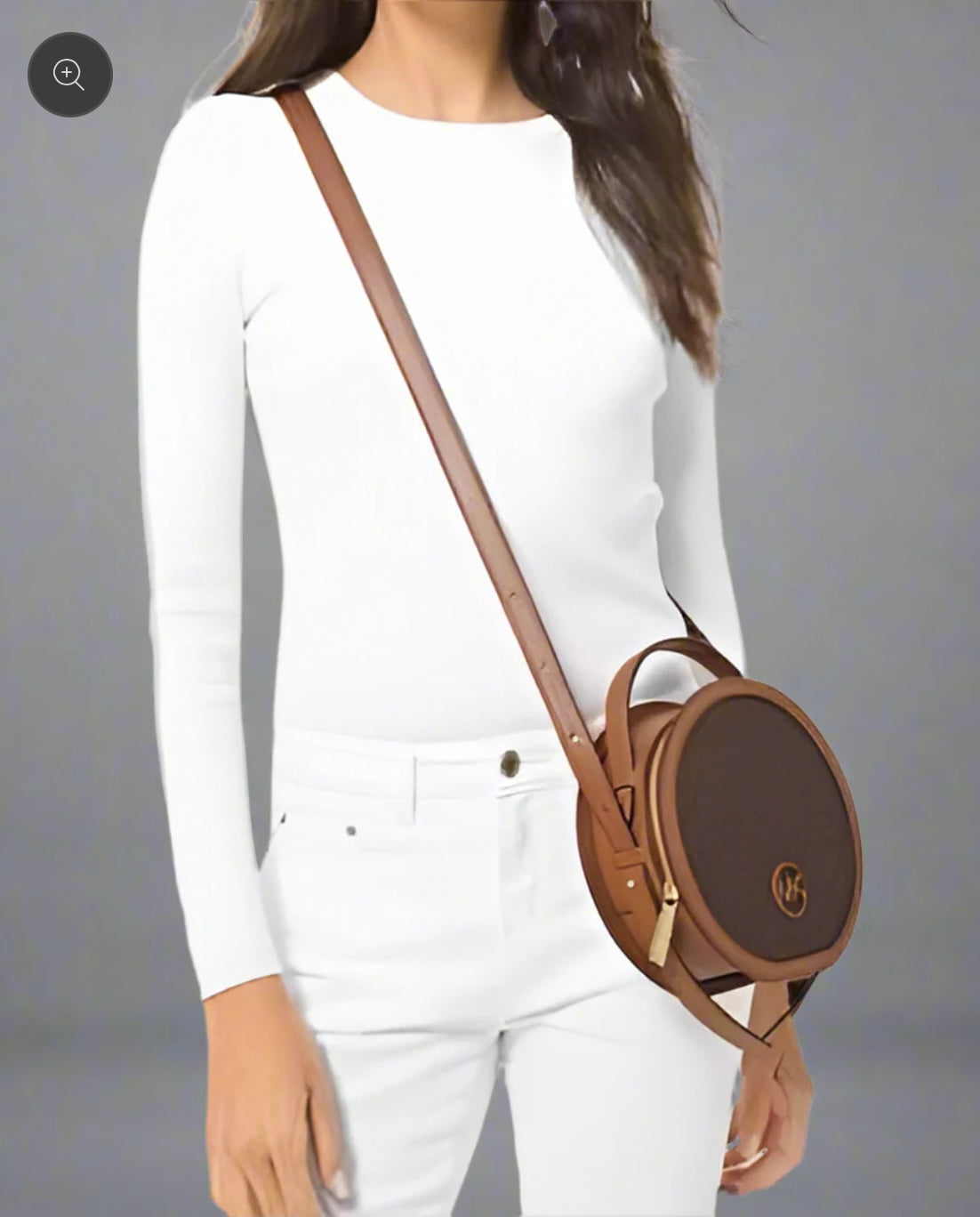 MICHAEL KORS AIDY TOP HANDLE - CROSSBODY - SIGNATURE LOGO