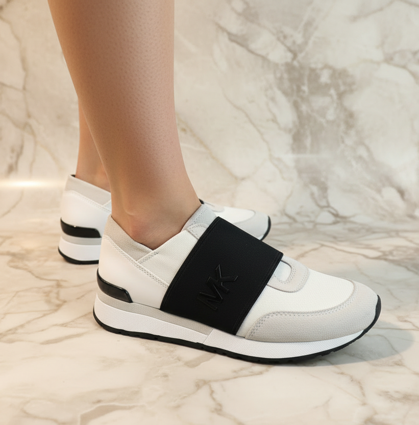 MICHAEL KORS TRAINER SHOES - WITH FLAWS - SEE PHOTOS