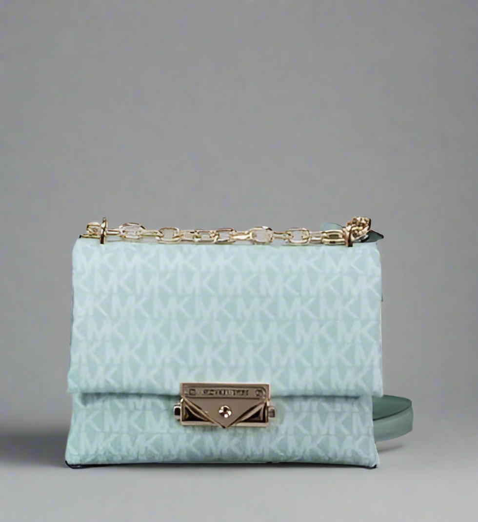 MICHAEL KORS MINI CECE - MONO SEA GREEN