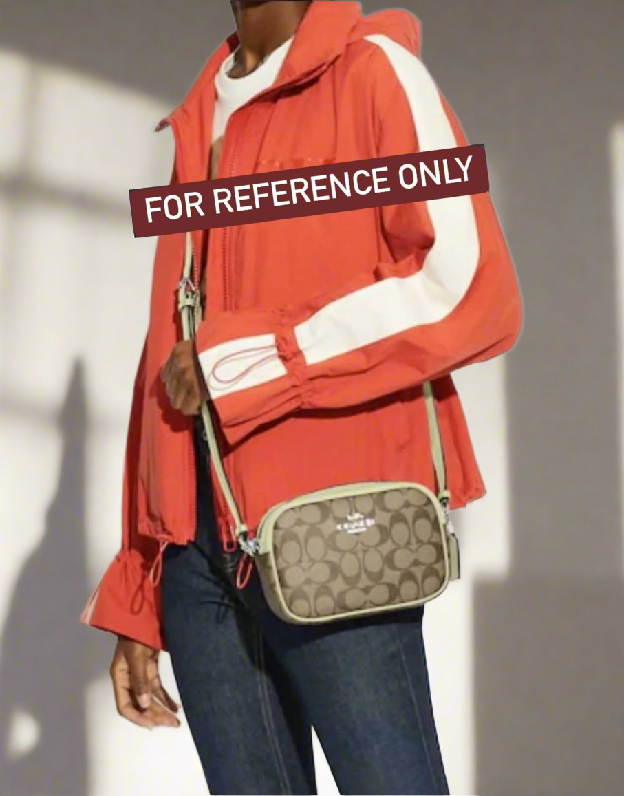 COACH 2 in 1 CONVERTIBLE CROSSBODY/BELTBAG ( 1 CROSSBODY STRAP ONLY ) IN SIGNATURE KHAKI/IVORY