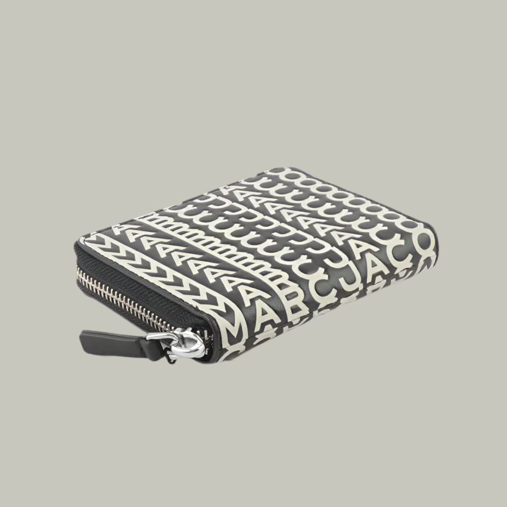 MARC JACOBS MONOGRAM ZIP AROUND WALLET