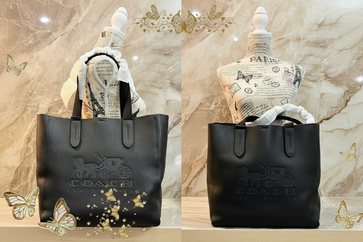 حقيبة كوتش غروف كبيرة - جلد