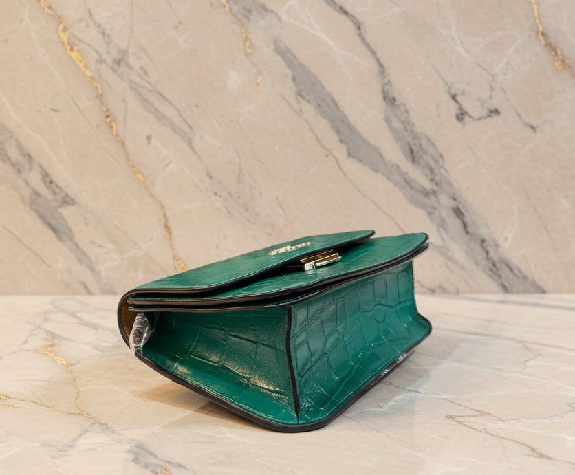 COACH BRYNN FLAP CROSSBODY BAG - JADE