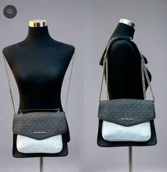 MICHAEL KORS REGINA MEDIUM FLAP CONVERTIBLE CHAIN SHOULDER BAG/CROSSBODY