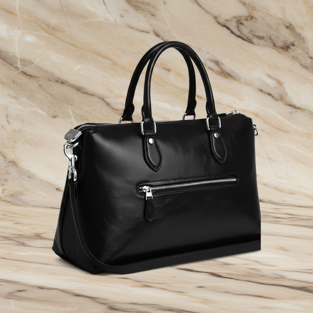 Coach Crinkled Patent Georgia Satchel