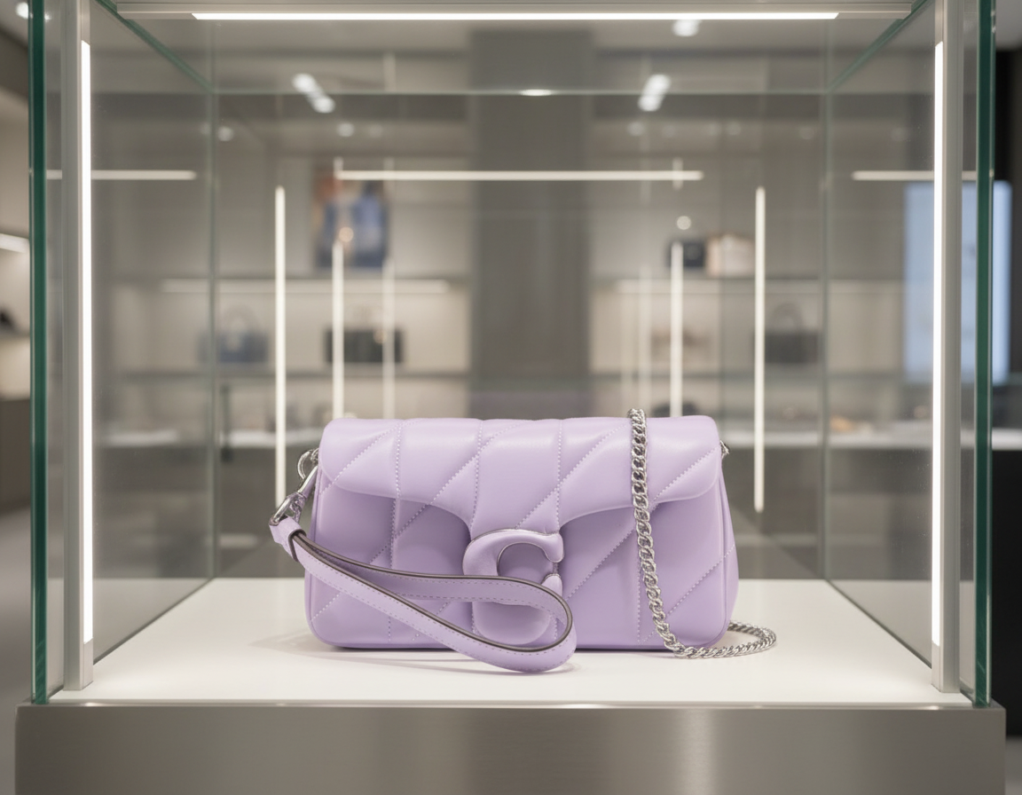 COACH PILLOW TABBY 18 WRISTLET/CROSSBODY - SOFTBPURPLE - NAPPA LEATHER