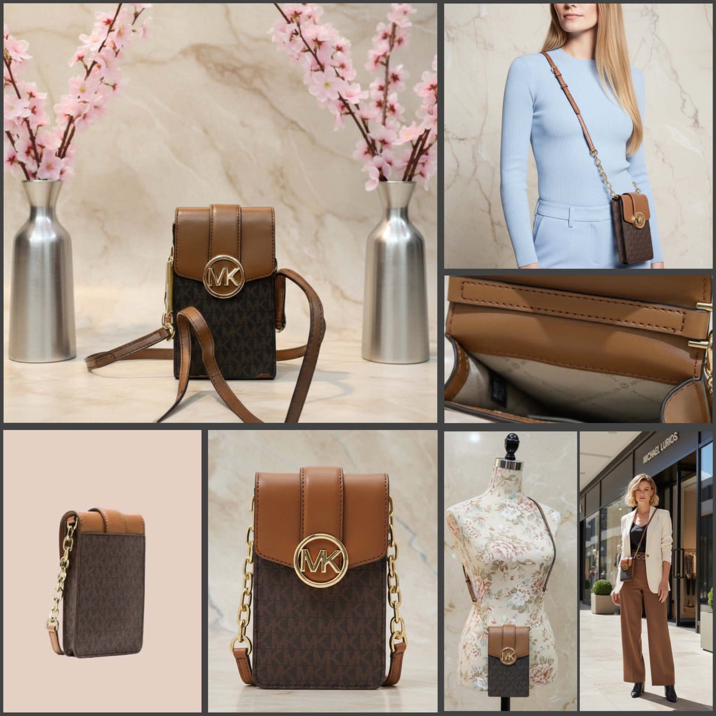 MICHAEL KORS CARMEN CROSSBODY