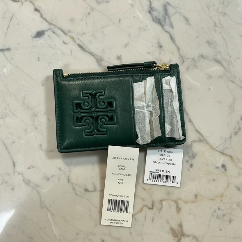 TORY BURCH LILY SLIM CARD CASE - NORWOOD COLOR