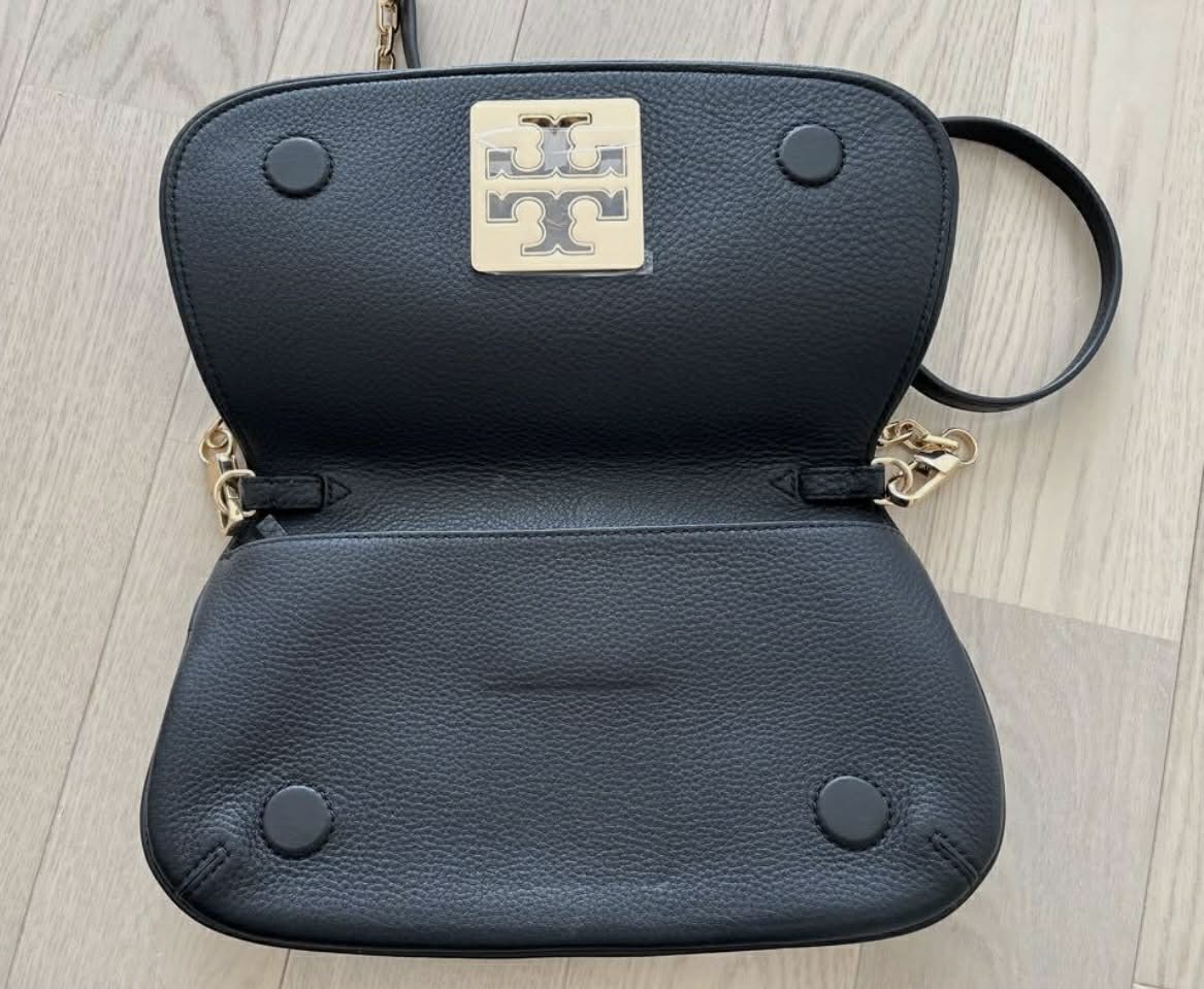 Tory Burch Britten Convertible Clitch Crossbody Chain Flap