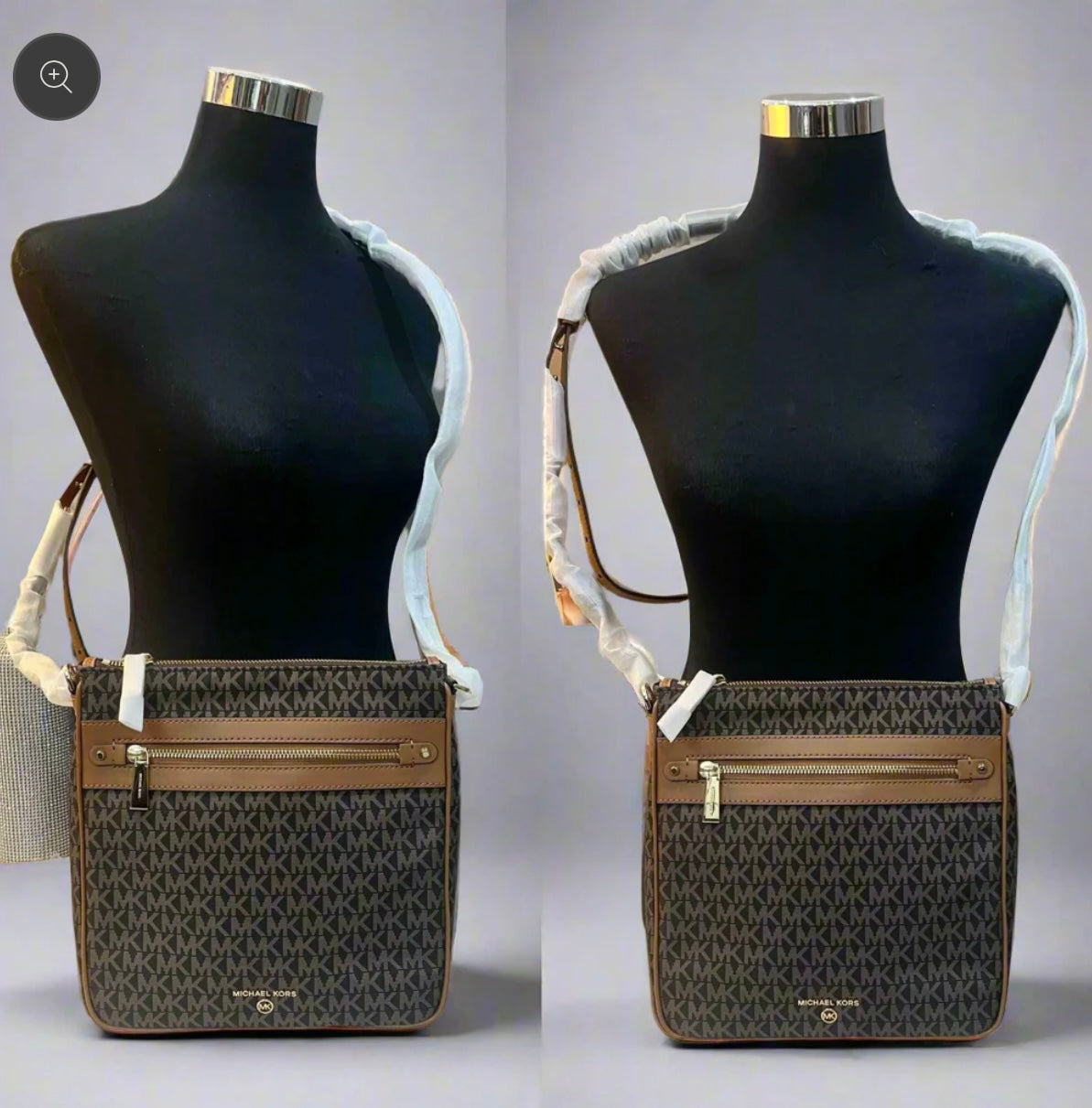 MICHAEL KORS CHARM NORTH/SOUTH CROSSBODY