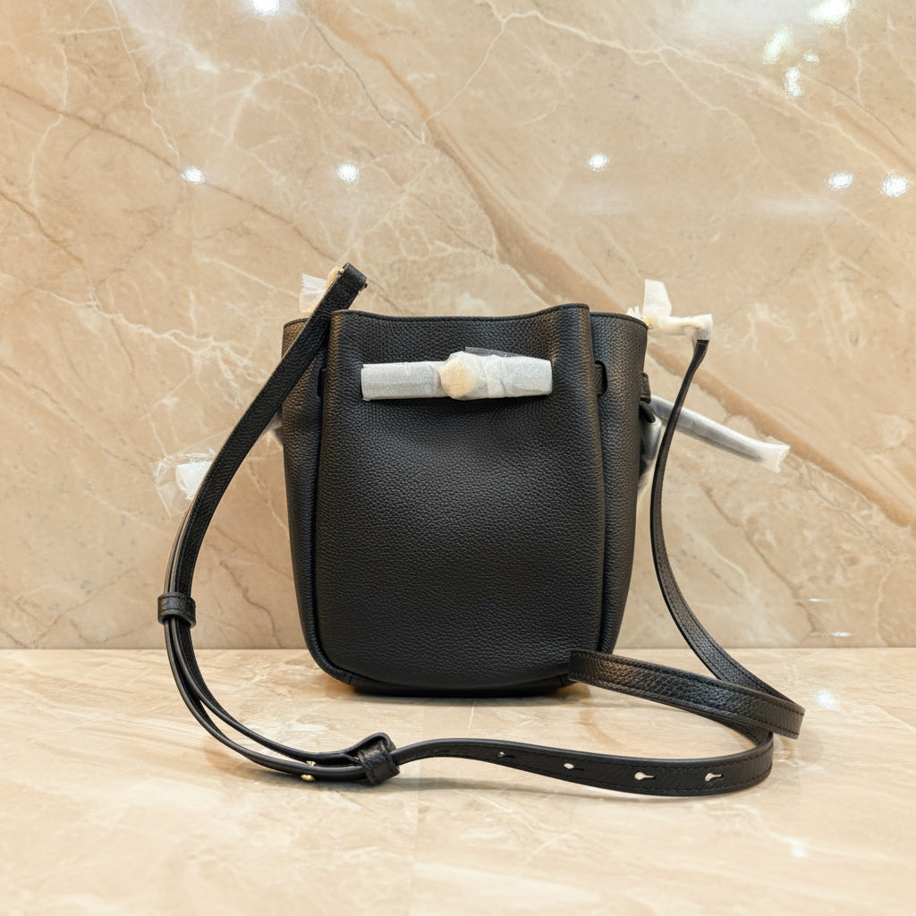 TORY BURCH MINI ROMY CROSSBODY - BLACK