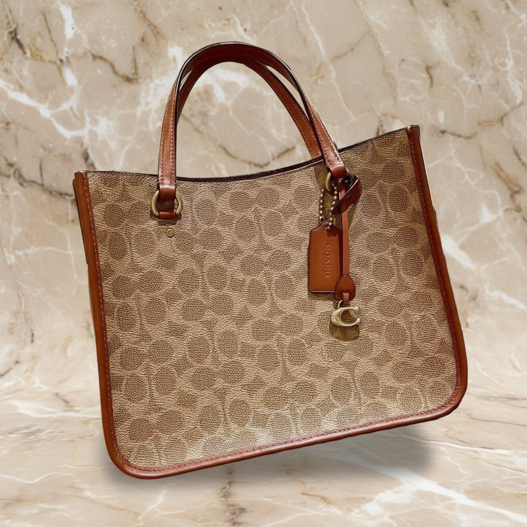 COACH TYLER CARRYALL 28 IN SIGNATURE CANVAS