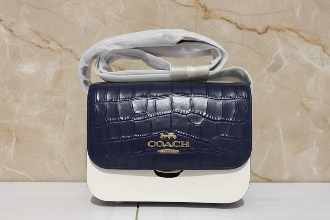 COACH BRYNN FLAP CROSSBODY - MIDNIGHT NAVY