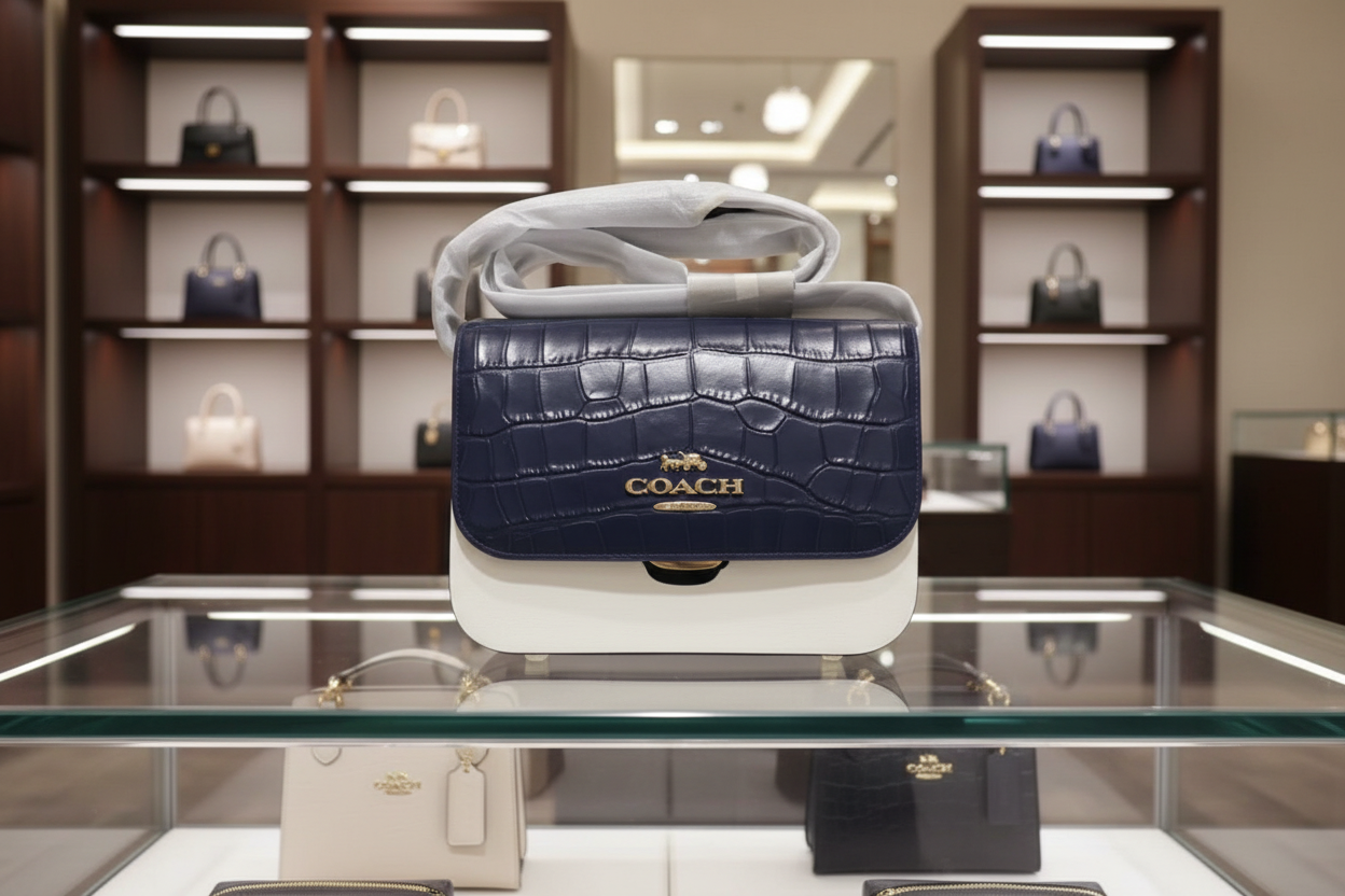 COACH BRYNN FLAP CROSSBODY - MIDNIGHT NAVY