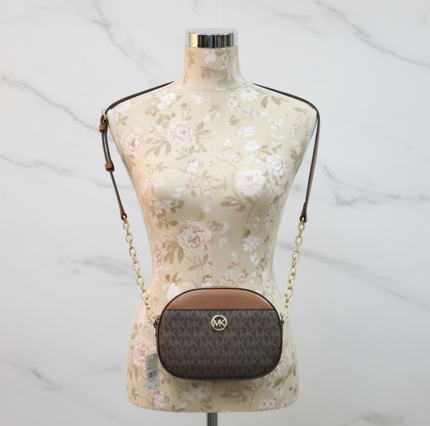 MICHAEL KORS GLAM OVAL CROSSBODY
