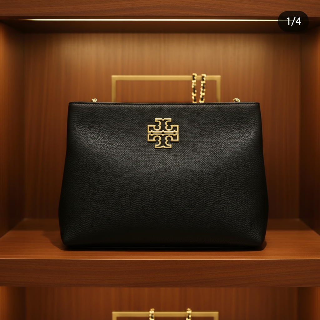 TORY BURCH BRITTEN TRIPLE COMPARTMENT TOTE