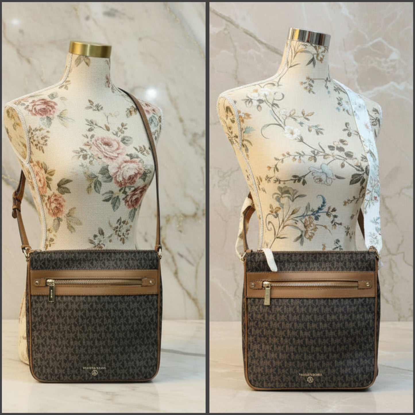 MICHAEL KORS CHARM NORTH/SOUTH CROSSBODY