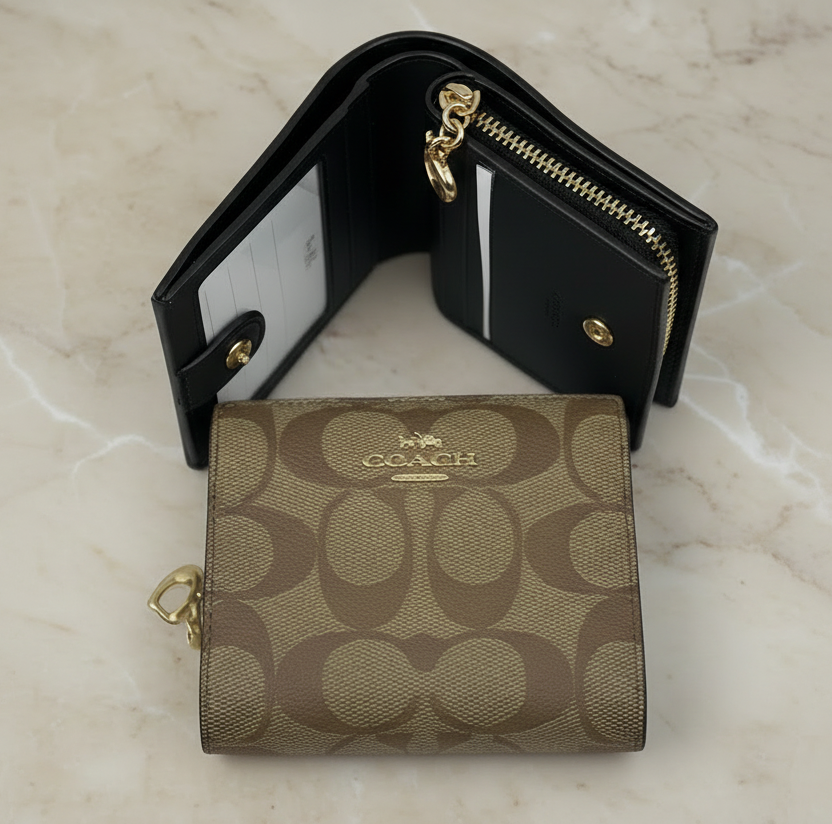 COACH SMALL SNAP BIFOLD WALLET