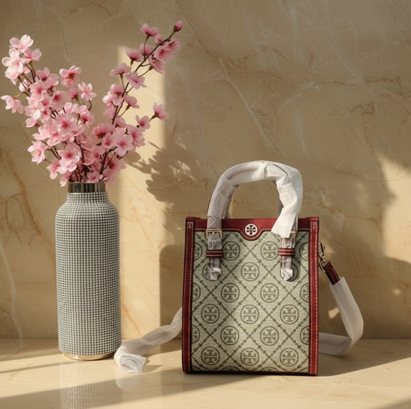 SALE‼️‼️TORY BURCH MINI JACQUARD T MONOGRAM TOTE -
