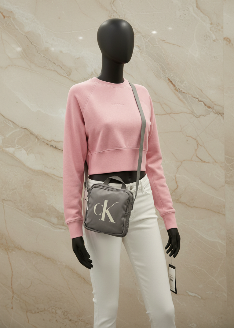 CALVIN KLEIN SPORT ESSENTIAL CAMERA BAG 17 - GRAY