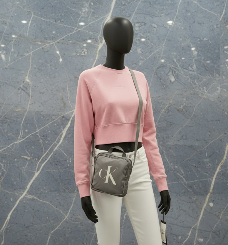 CALVIN KLEIN SPORT ESSENTIAL CAMERA BAG 17 - GRAY