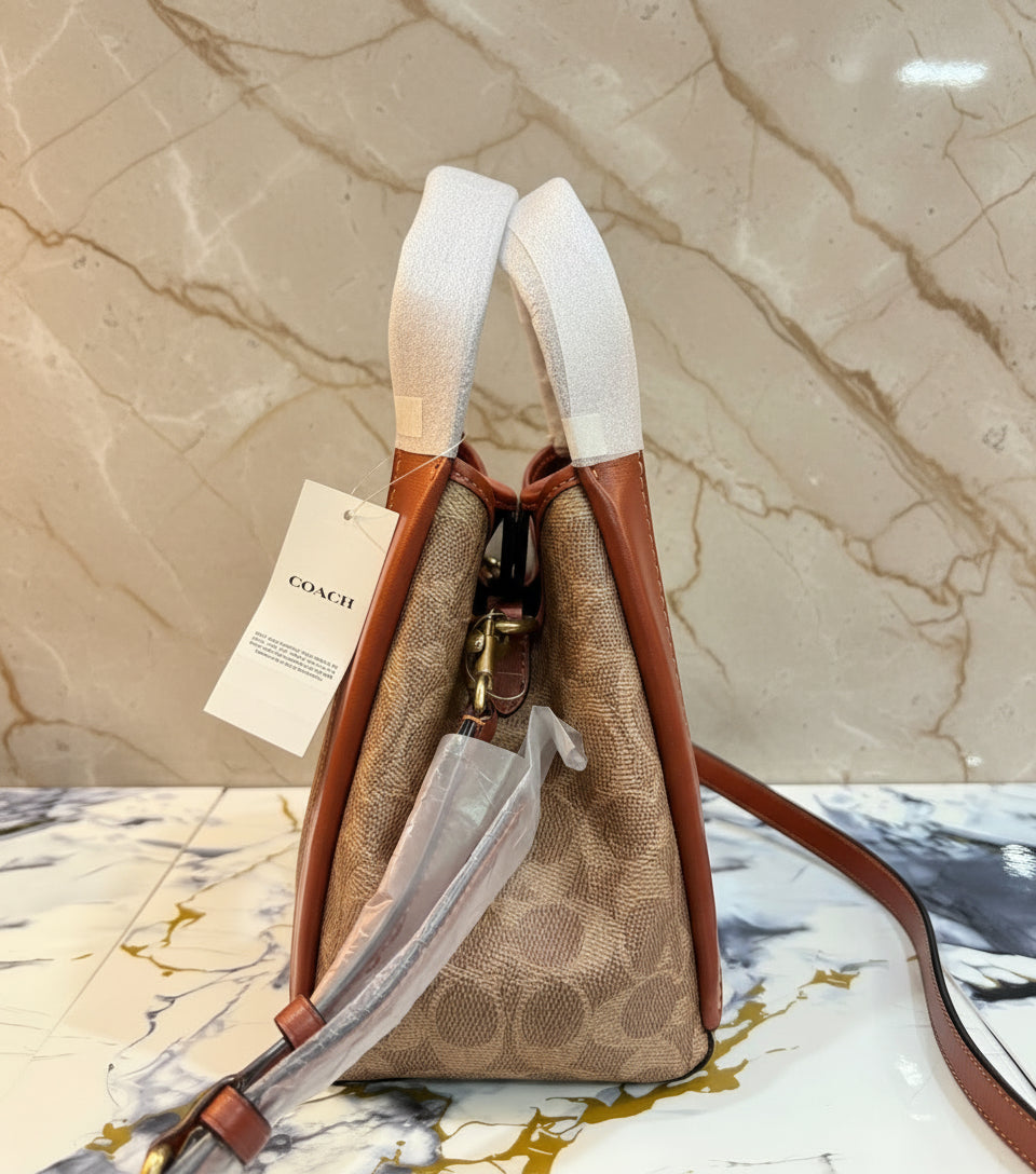 حذاء كوتش هادلي هوبو 21 - قماش مميز بلون بني صدئ