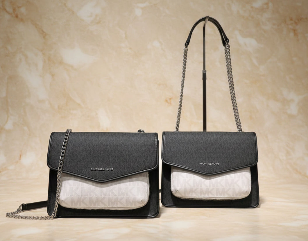 MICHAEL KORS REGINA MEDIUM FLAP CONVERTIBLE CHAIN SHOULDER BAG/CROSSBODY