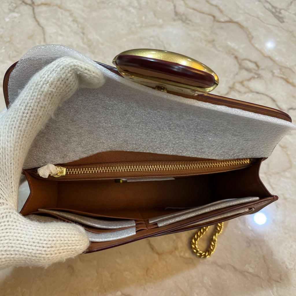 Coach Tabby Chain Clutch In Signature Canvas 21