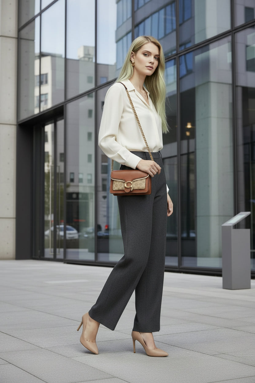 Coach Tabby Chain Clutch In Signature Canvas 21