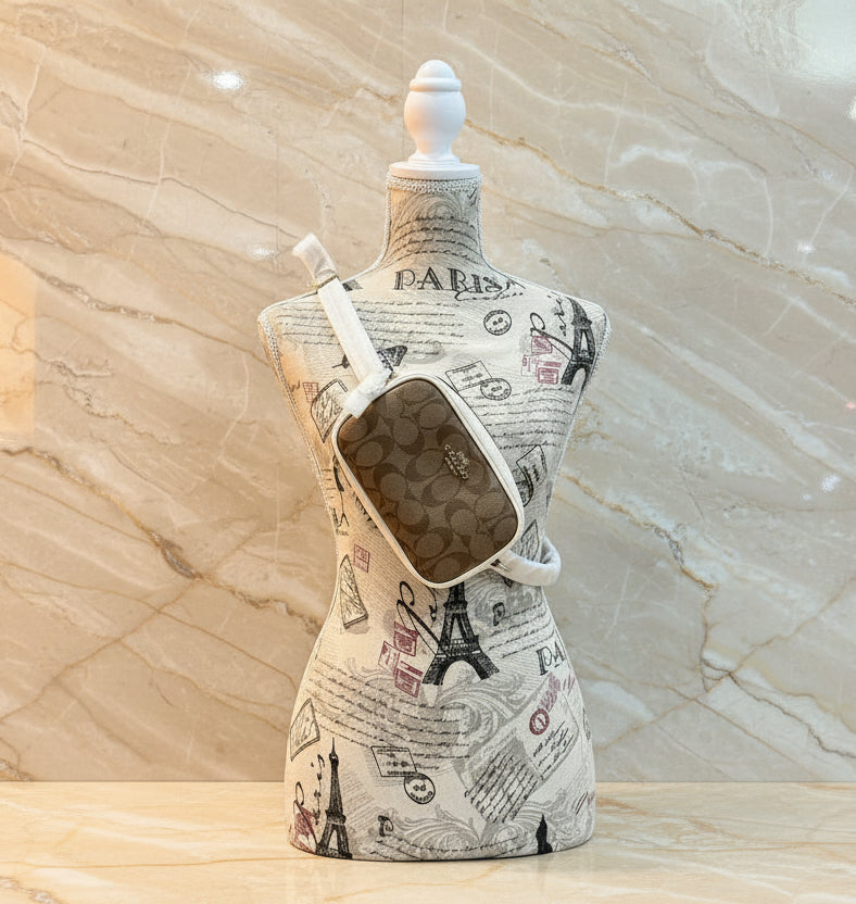 COACH 3 in 1 CONVERTIBLE CROSSBODY/BELTBAG/BODY BAG ( 1 CROSSBODY STRAP ONLY ) IN SIGNATURE KHAKI/IVORY