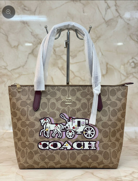 حقيبة كوتش فيونا بسحاب - صغيرة