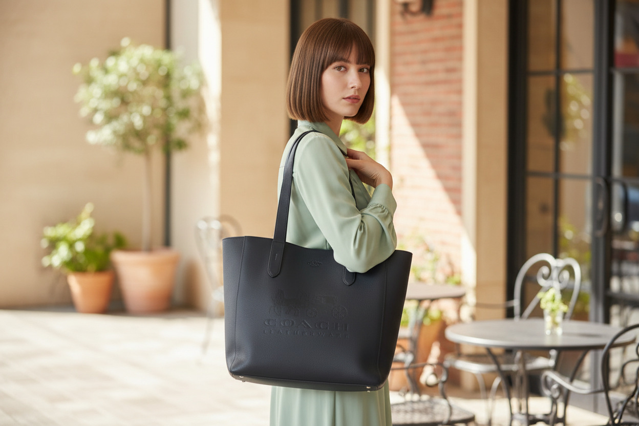 COACH GROVE TOTE LARGE - LEATHER