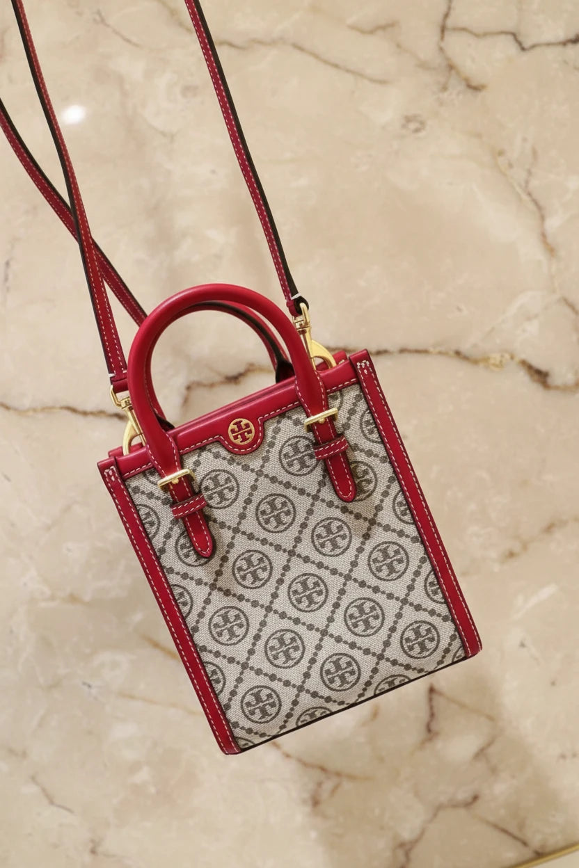 SALE‼️‼️TORY BURCH MINI JACQUARD T MONOGRAM TOTE -