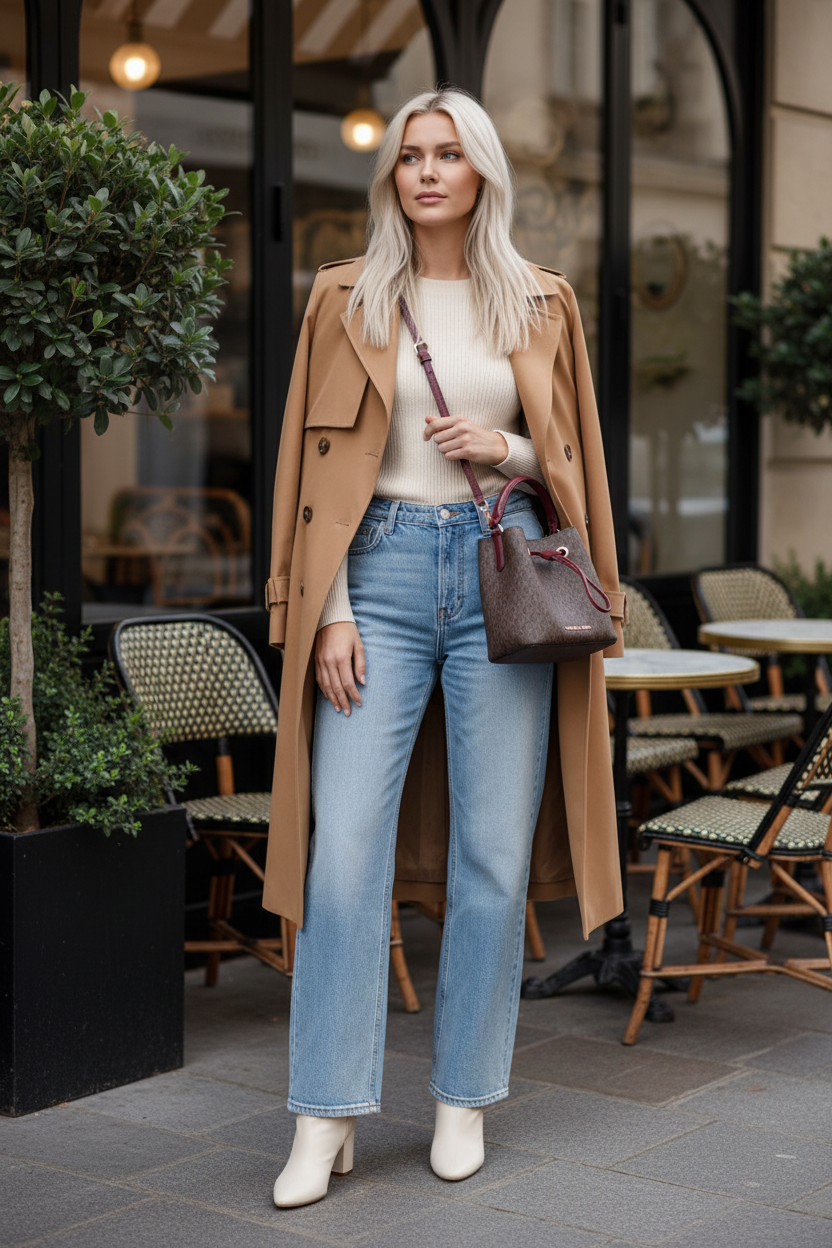 MICHAEL KORS SURI BUCKET IN SIGNATURE CANVAS