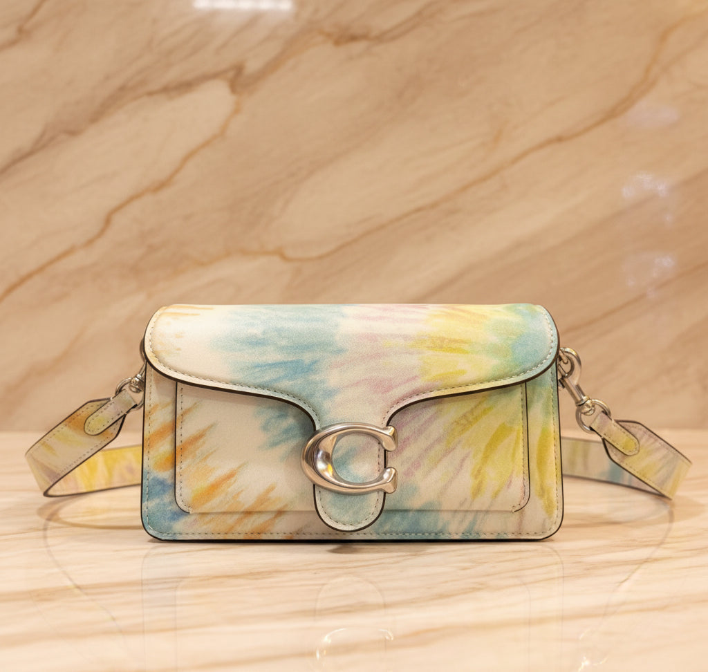 COACH TABBY 20 TIE DYE PRINT SHOULDER BAG/CROSSBODY BAG