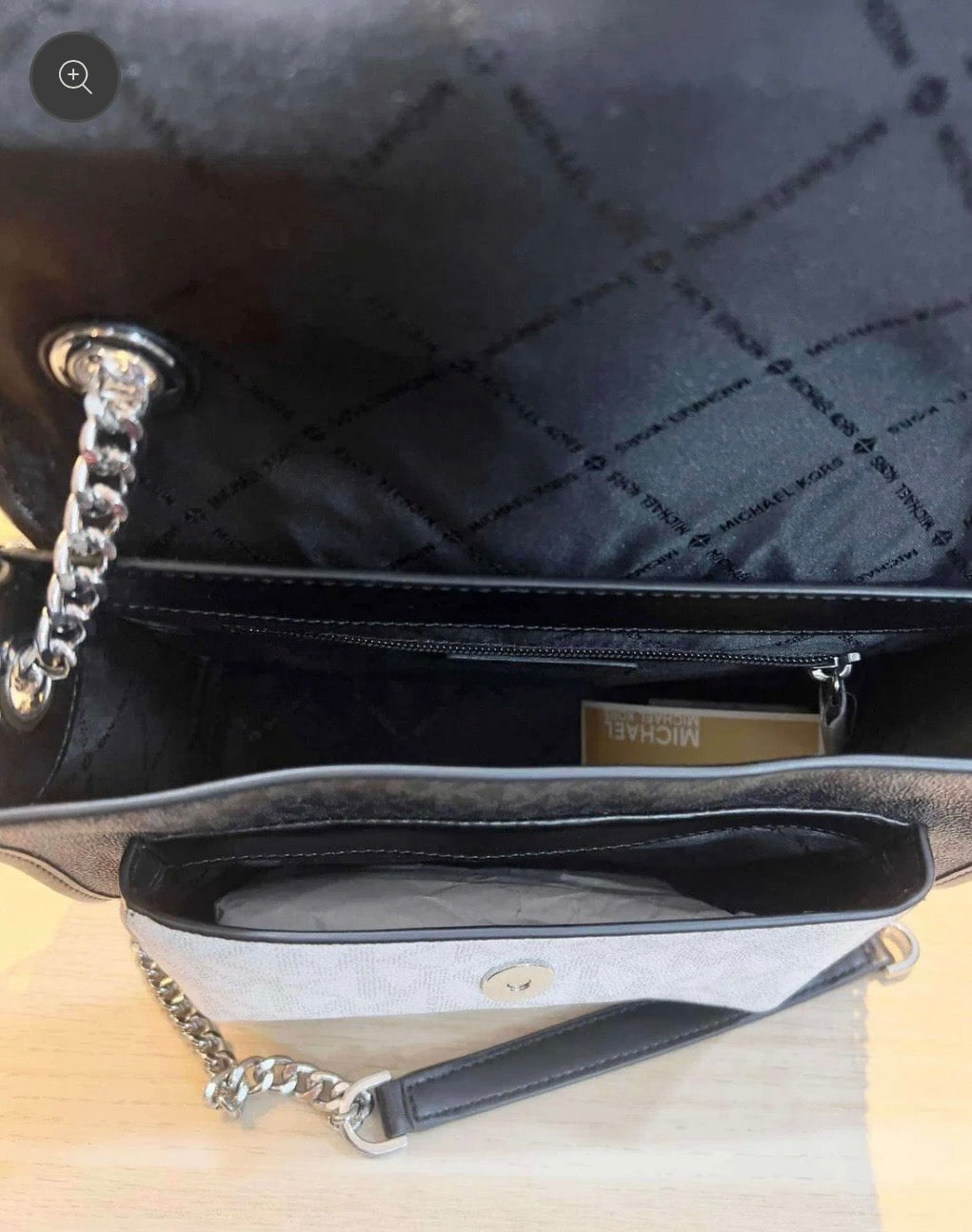 MICHAEL KORS REGINA MEDIUM FLAP CONVERTIBLE CHAIN SHOULDER BAG/CROSSBODY