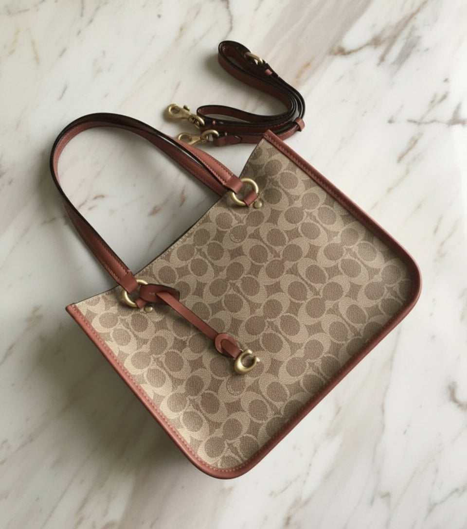 COACH TYLER CARRYALL 28 IN SIGNATURE CANVAS
