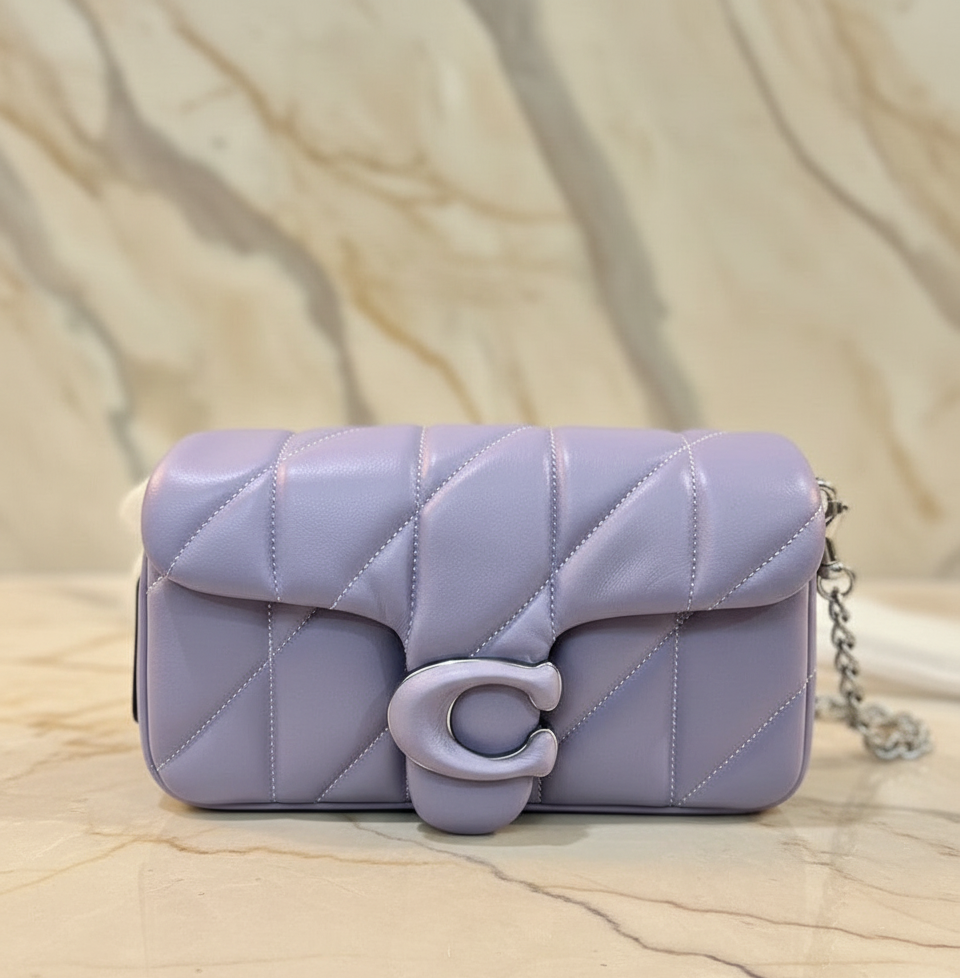 COACH PILLOW TABBY 18 WRISTLET/CROSSBODY - SOFTBPURPLE - NAPPA LEATHER